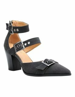 Belle & Bloom Pasadena Suede Buckle Heel