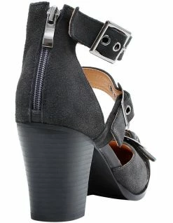 Belle & Bloom Pasadena Suede Buckle Heel -Deals Shoes Store 849503260 4 720x928