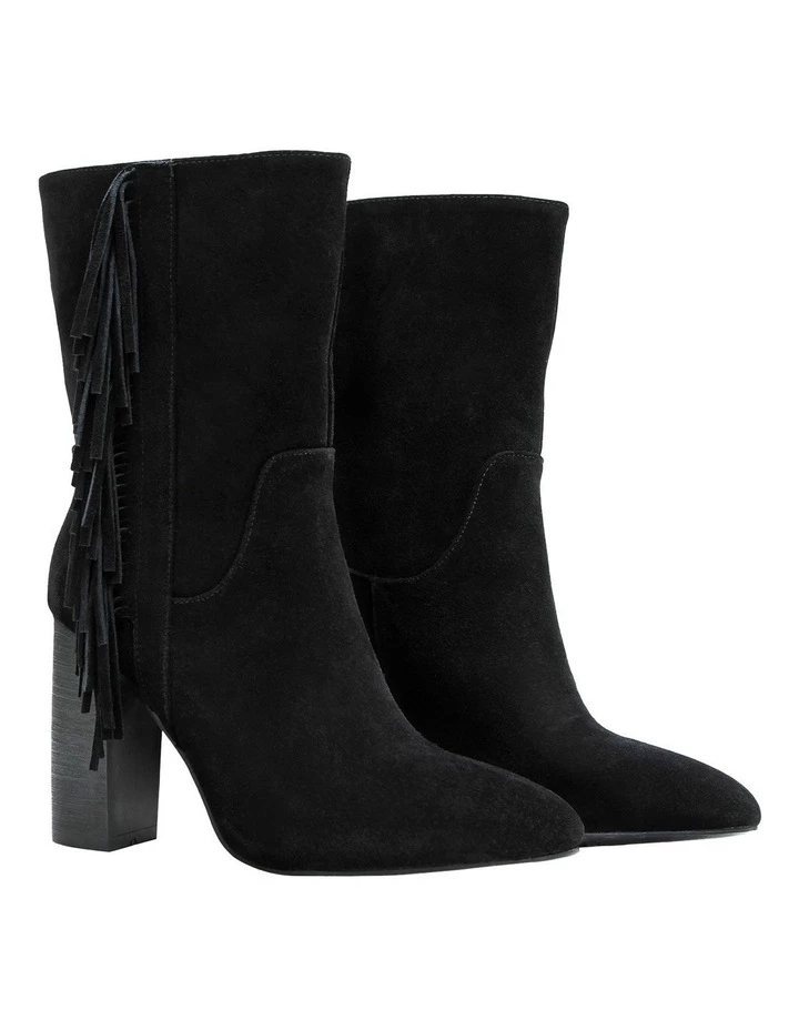 Belle & Bloom Walk The Line Suede Tassel Boot 1 Belle & Bloom Walk The Line Suede Tassel Boot