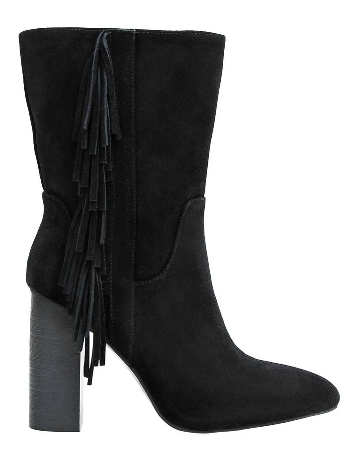 Belle & Bloom Walk The Line Suede Tassel Boot 2 Belle & Bloom Walk The Line Suede Tassel Boot - Image 2