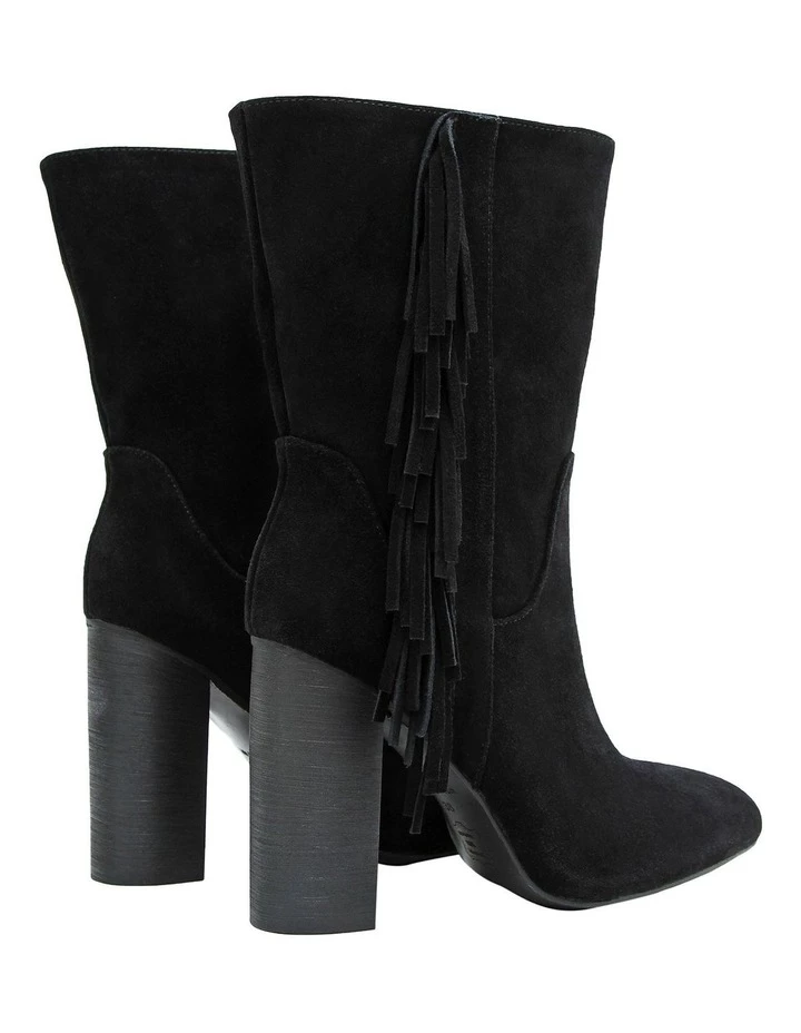 Belle & Bloom Walk The Line Suede Tassel Boot 4 Belle & Bloom Walk The Line Suede Tassel Boot - Image 4