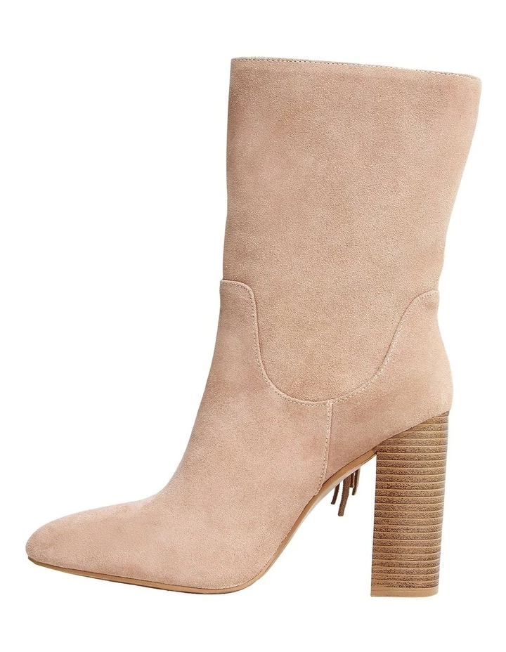 Belle & Bloom Walk The Line Suede Tassel Boot 3 Belle & Bloom Walk The Line Suede Tassel Boot - Image 3