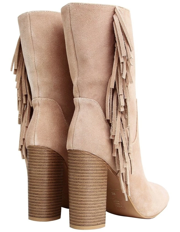 Belle & Bloom Walk The Line Suede Tassel Boot 4 Belle & Bloom Walk The Line Suede Tassel Boot - Image 4
