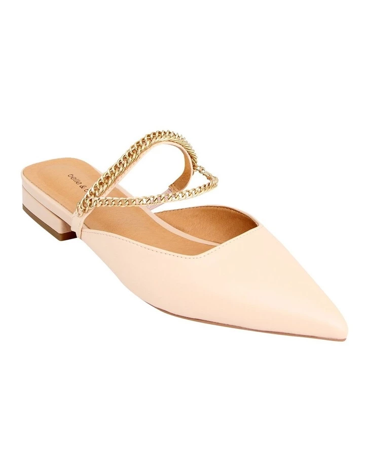 Belle & Bloom On The Go Leather Chain Flat 2 Belle & Bloom On The Go Leather Chain Flat - Image 2