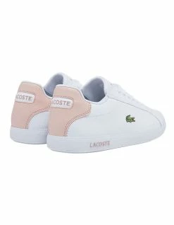 Lacoste Graduate BL White Leather Sneakers -Deals Shoes Store 849518380 3 720x928