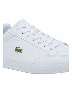 Lacoste Graduate Cap White/Black Leather Trainers -Deals Shoes Store 849518470 6 720x928
