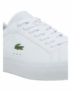 Lacoste Powercourt White Leather Sneakers -Deals Shoes Store 849612430 6 720x928