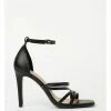 Collection Opal Black Heeled Sandal
