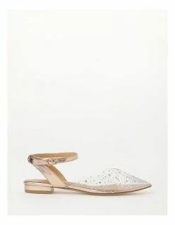 Collection Aria Rose Gold Flat Shoes