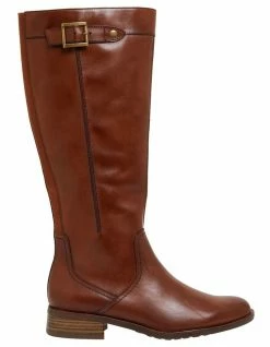 Jane Debster Irwin Mid Brown Glove Boots