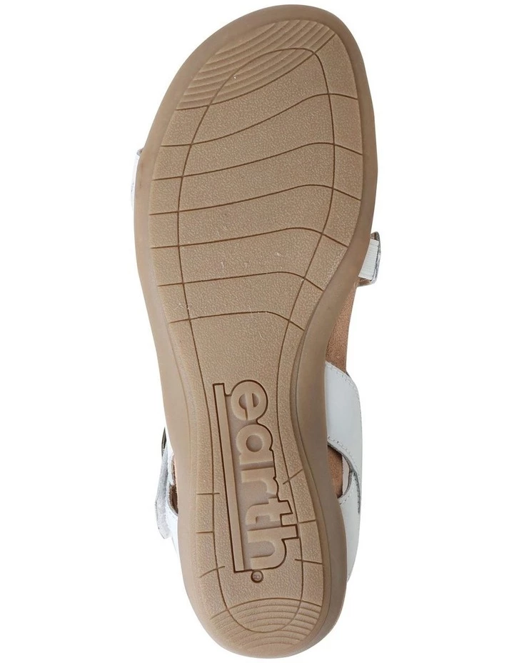 Planet Shoes Beck White Leather Sandal 5 Planet Shoes Beck White Leather Sandal - Image 5