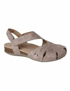 Planet Shoes Birdine Coco Beige Leather Flats