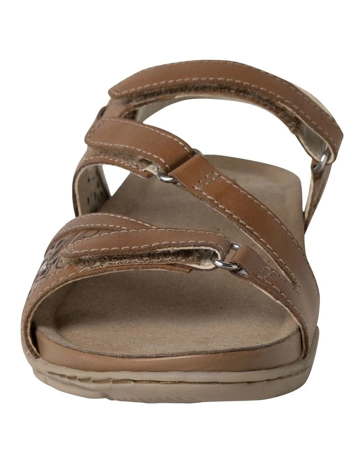 Planet Shoes Malu Sand Brown Leather Sandal 4 Planet Shoes Malu Sand Brown Leather Sandal - Image 4