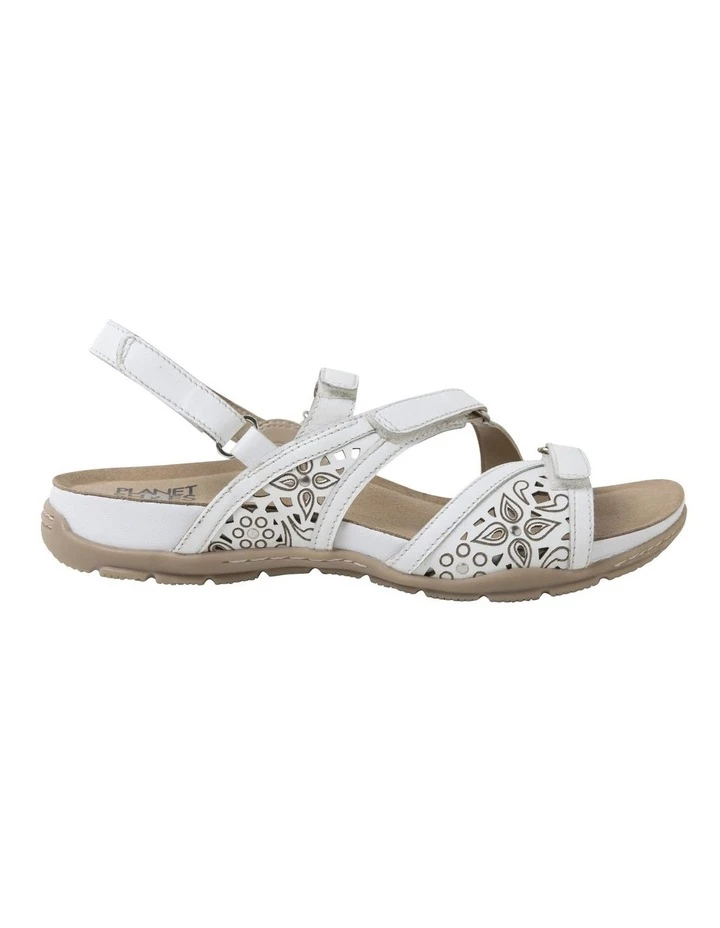 Planet Shoes Malu Sand White Leather Sandal 1 Planet Shoes Malu Sand White Leather Sandal