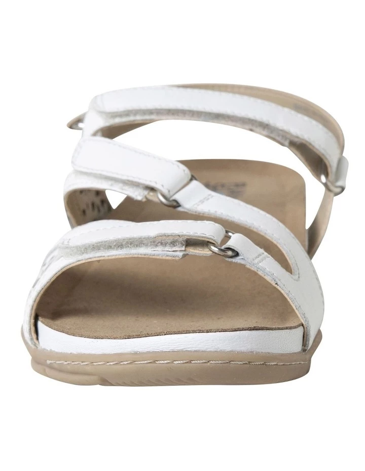 Planet Shoes Malu Sand White Leather Sandal 4 Planet Shoes Malu Sand White Leather Sandal - Image 4