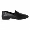 Planet Shoes Ryanne Black Leather Flat Shoe