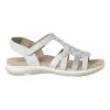 Planet Shoes Saralyn Sand White Leather Sandal