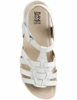 Planet Shoes Saralyn Sand White Leather Sandal -Deals Shoes Store 849948400 3 720x928