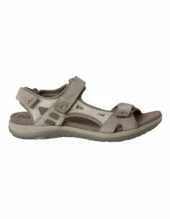 Planet Shoes Skylar Taupe Suede Leather Sandal