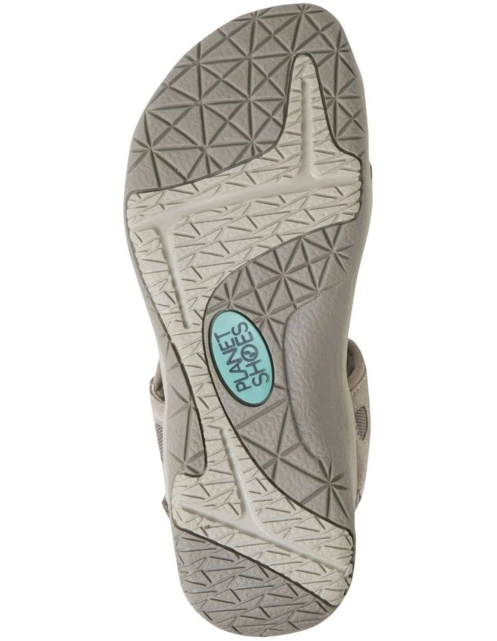 Planet Shoes Skylar Taupe Suede Leather Sandal 6 Planet Shoes Skylar Taupe Suede Leather Sandal - Image 6