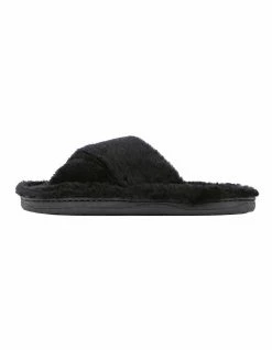 Grosby Invisible Black Crossover Slipper -Deals Shoes Store 850207240 3 720x928