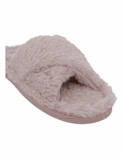 Grosby Invisible Beige Crossover Slipper -Deals Shoes Store 850207510 3 720x928