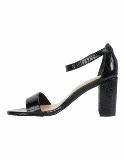 Sandler Juliet Black Croc Sandals -Deals Shoes Store 850348450 3 720x928