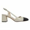 Jane Debster Chapter Black Glove / Ivory Heeled Shoes
