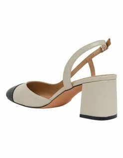 Jane Debster Chapter Black Glove / Ivory Heeled Shoes -Deals Shoes Store 850500820 6 720x928