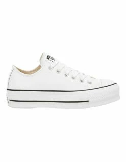 Converse Chuck Taylor Lift Leather Low White Sneaker