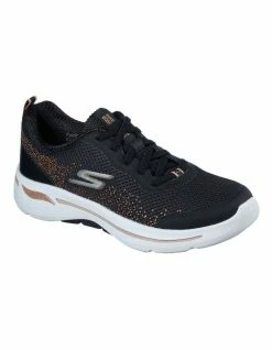 Skechers GOwalk Arch Fit Flying Stars Black/Gold Sneaker