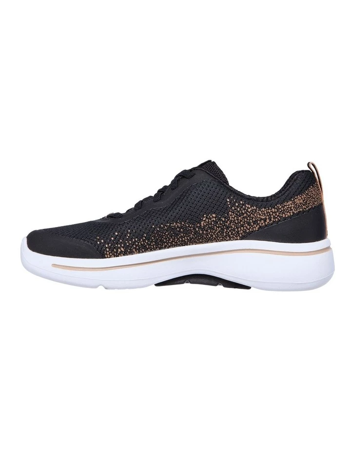 Skechers GOwalk Arch Fit Flying Stars Black/Gold Sneaker 3 Skechers GOwalk Arch Fit Flying Stars Black/Gold Sneaker - Image 3