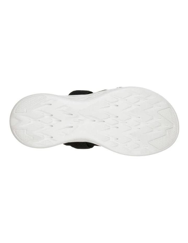 Skechers On-The-Go 600 Flawless Black/White Sandal 5 Skechers On-The-Go 600 Flawless Black/White Sandal - Image 5