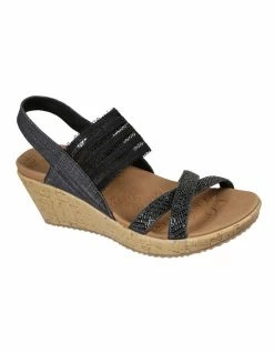 Skechers Beverlee Fancy Sips Black Sandal