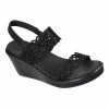 Skechers Rumble On Black Sandal
