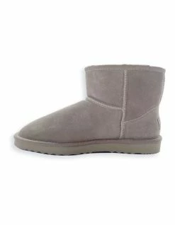 AUS WOOLI UGG SHORT SHEEPSKIN ANKLE BOOT - Light Grey -Deals Shoes Store 851401900 4 720x928
