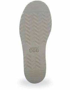 AUS WOOLI UGG SHORT SHEEPSKIN ANKLE BOOT - Light Grey -Deals Shoes Store 851401900 7 720x928