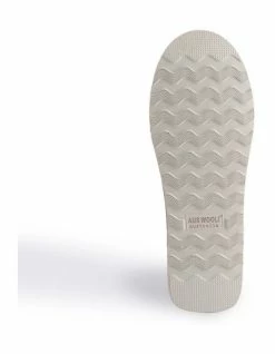 AUS WOOLI UGG WOMEN SHEEPSKIN FLUFF SLIDE - Light Grey -Deals Shoes Store 851402620 7 720x928