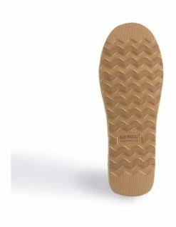 AUS WOOLI UGG WOMEN SHEEPSKIN FLUFF SLIDE - Chestnut/Tan -Deals Shoes Store 851402800 7 720x928