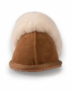 AUS WOOLI UGG UNISEX SHEEPSKIN WOOL SHELLEY Slippers - Chestnut/Tan -Deals Shoes Store 851403160 5 720x928