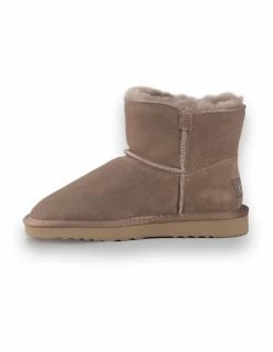 AUS WOOLI UGG SHORT SHEEPSKIN BUTTON BOOT - Li ght Grey -Deals Shoes Store 851403430 4 720x928