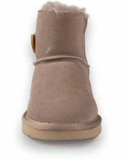 AUS WOOLI UGG SHORT SHEEPSKIN BUTTON BOOT - Li ght Grey -Deals Shoes Store 851403430 5 720x928