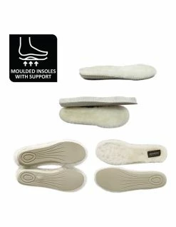 AUS WOOLI UGG SHORT SHEEPSKIN BUTTON BOOT - Li ght Grey -Deals Shoes Store 851403430 7 720x928