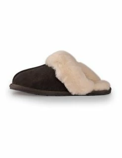AUS WOOLI UGG UNISEX SHEEPSKIN WOOL SHELLEY Slippers - Dark Grey -Deals Shoes Store 851403610 4 720x928