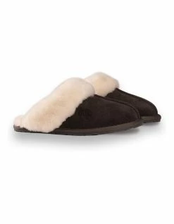 AUS WOOLI UGG UNISEX SHEEPSKIN WOOL SHELLEY Slippers - Dark Grey -Deals Shoes Store 851403610 6 720x928