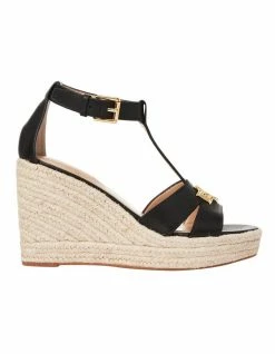 Lauren Ralph Lauren Hale Black Sandal