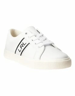 Lauren Ralph Lauren Janson II Optic White Sneaker 5 Lauren Ralph Lauren Janson II Optic White Sneaker -Deals Shoes Store 851768380 2 720x928