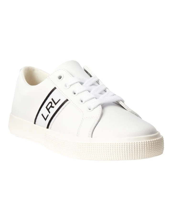 Lauren Ralph Lauren Janson II Optic White Sneaker 2 Lauren Ralph Lauren Janson II Optic White Sneaker - Image 2