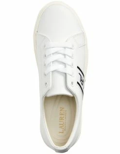 Lauren Ralph Lauren Janson II Optic White Sneaker 6 Lauren Ralph Lauren Janson II Optic White Sneaker -Deals Shoes Store 851768380 3 720x928