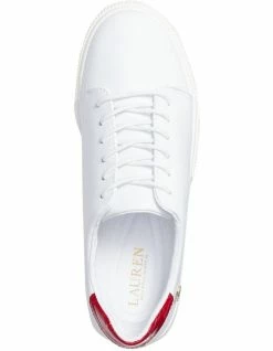 Lauren Ralph Lauren Joana III White/Candy Red Sneaker 6 Lauren Ralph Lauren Joana III White/Candy Red Sneaker -Deals Shoes Store 851769100 3 720x928